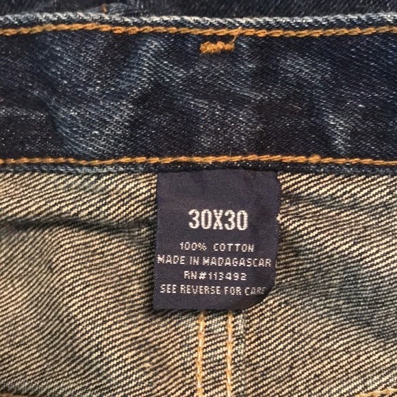 RK Brand Dark Wash Jeans Size 30/30 - Picture 5 of 5